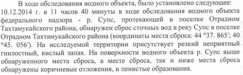 "На исследуемой территории присутствует резкий неприятный гнилостный, кислый запах..."